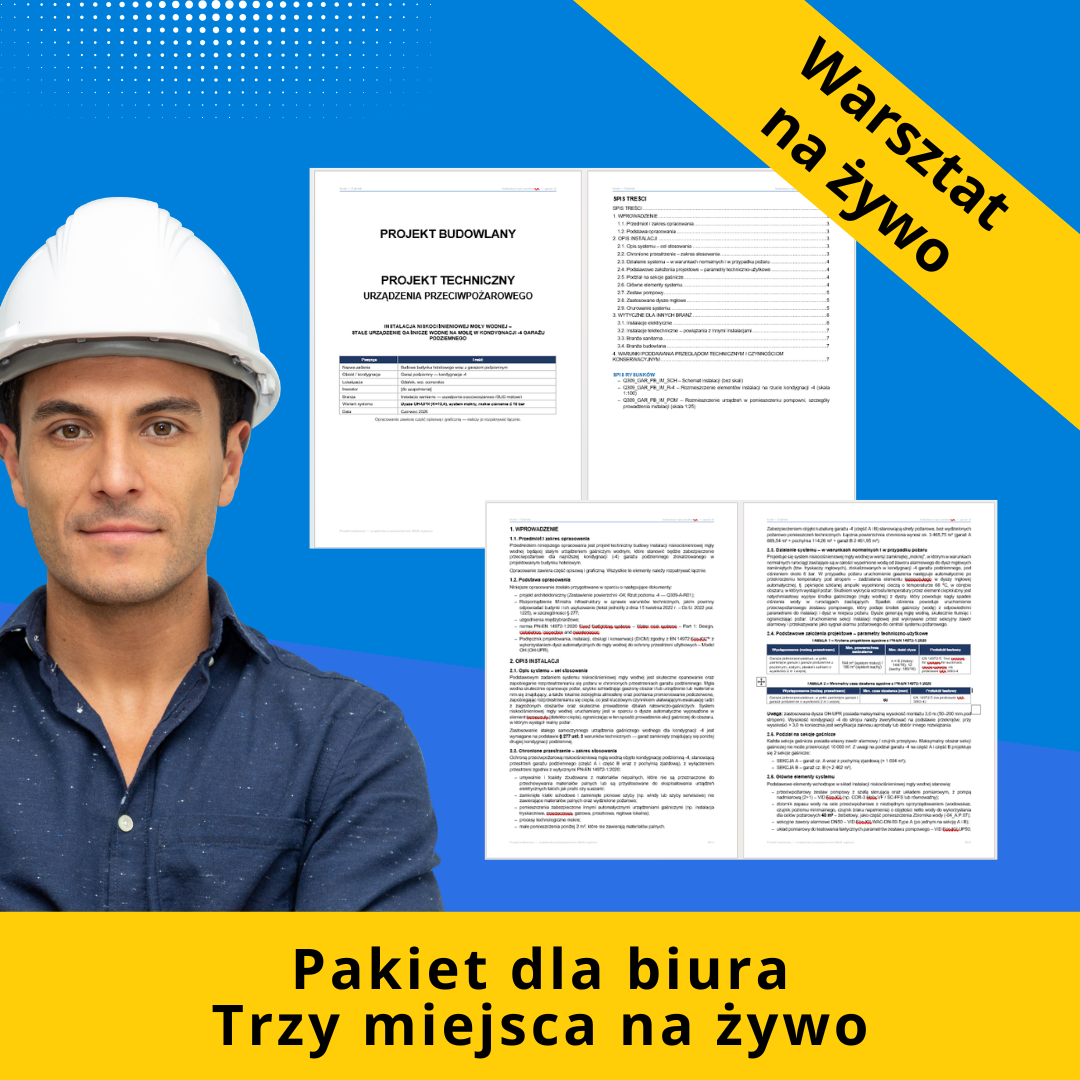 Warsztat szkoleniowy dla inżynierów „Część opisowa w 30 minut" — Biuro projektów z AI - Pakiet dla biura